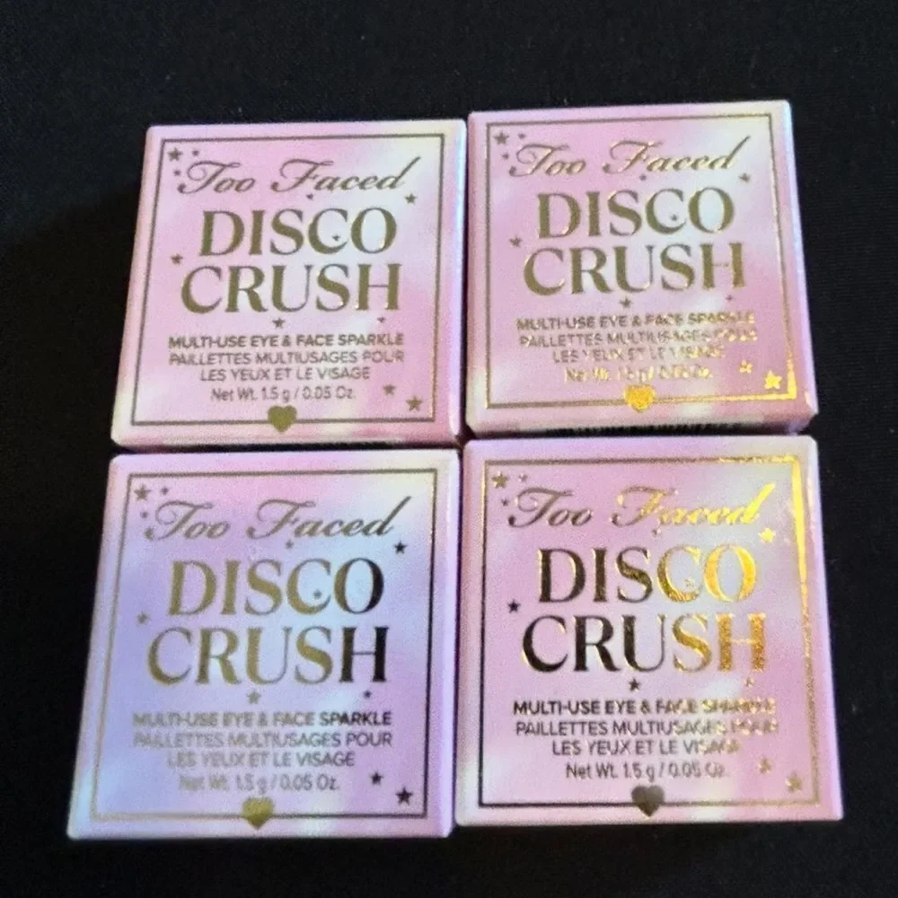🌻 Too Faced Hypnotic Disco Crush High Shine Glitter Eye Sparkle New FullSz